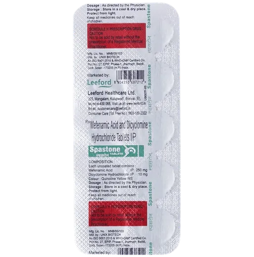 spastone tablet 10's